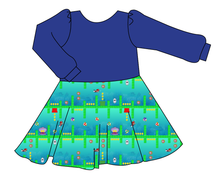 Load image into Gallery viewer, Underwater Coin Collector Prairie Dress