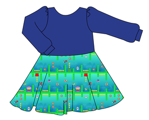 Underwater Coin Collector Prairie Dress