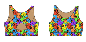 Rainbow Ducks Swim Ladies' Swim Bra