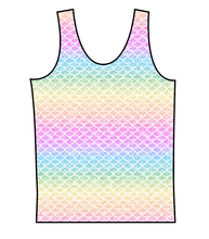 Load image into Gallery viewer, Pastel Scales Swim Basic Swim Top