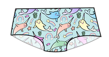 Load image into Gallery viewer, Pastel Narwhals Swim Basic Swim Bottoms