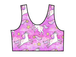 Pink Unicorn Club Swim Basic Swim Top