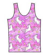 Load image into Gallery viewer, Pink Unicorn Club Swim Basic Swim Top