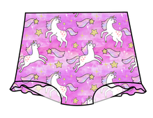 Load image into Gallery viewer, Pink Unicorn Club Swim High Waisted Swim Bottoms