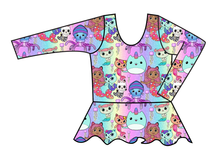 Load image into Gallery viewer, Mermazing Adventures Swim Peplum Swim Top