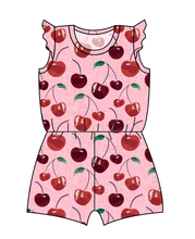 Load image into Gallery viewer, Cheerful Cherries Ivy Summer Romper