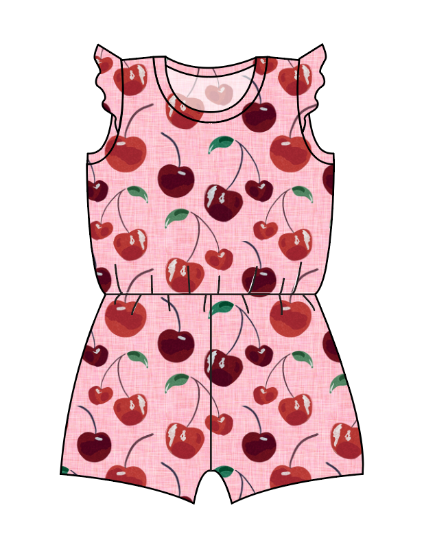 Cheerful Cherries Ivy Summer Romper