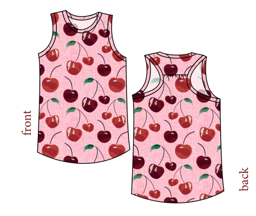 Cheerful Cherries Summer Tank