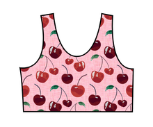 Load image into Gallery viewer, Cheerful Cherries Swim Basic Swim Top