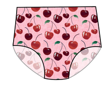 Load image into Gallery viewer, Cheerful Cherries Swim High Waisted Swim Bottoms