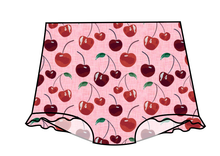 Load image into Gallery viewer, Cheerful Cherries Swim High Waisted Swim Bottoms