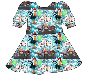 Boat Snacks Prairie Dress