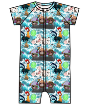 Load image into Gallery viewer, Boat Snacks Swim One Piece Rashguard Suit