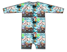 Load image into Gallery viewer, Boat Snacks Swim One Piece Rashguard Suit