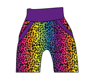 Neon Leopard Beanpole Pants And Shorts