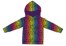 Load image into Gallery viewer, Neon Leopard Ladies Oversized Hoodie