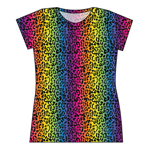 Neon Leopard Ladies' Basic Tee