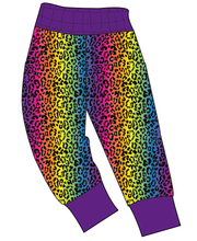 Load image into Gallery viewer, Neon Leopard Ladies&#39; Joggers and Jogger Shorts