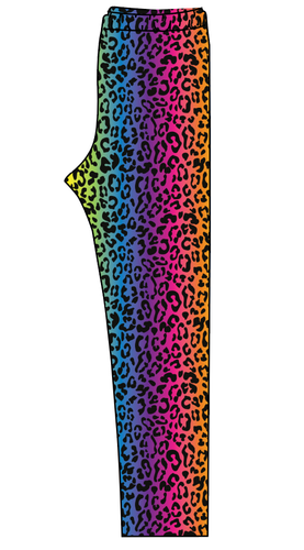 Neon Leopard Ladies' Lounge Leggings