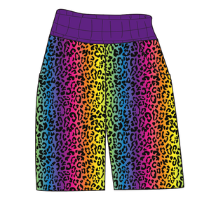 Neon Leopard Mens' Joggers and Jogger Shorts