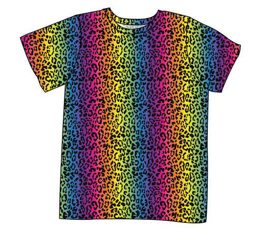 Neon Leopard Mens' Tee