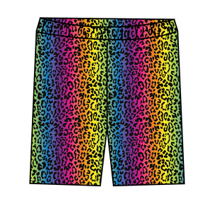 Neon Leopard Swim Swim Shorts