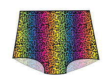 Load image into Gallery viewer, Neon Leopard Swim Ladies&#39; High Waisted Bikini Bottoms