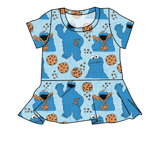 Mmm Cookies Peplum Top