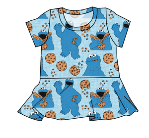 Mmm Cookies Peplum Top