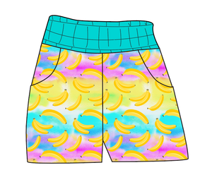 Neon Bananas Ladies' Joggers and Jogger Shorts