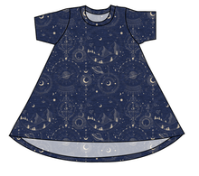 Load image into Gallery viewer, Space Explorer Basic T-Shirt Dress