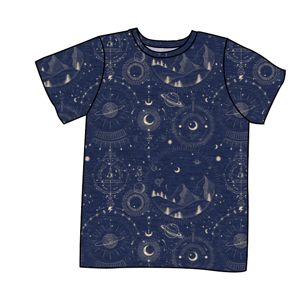 Space Explorer Basic Tee and Tank
