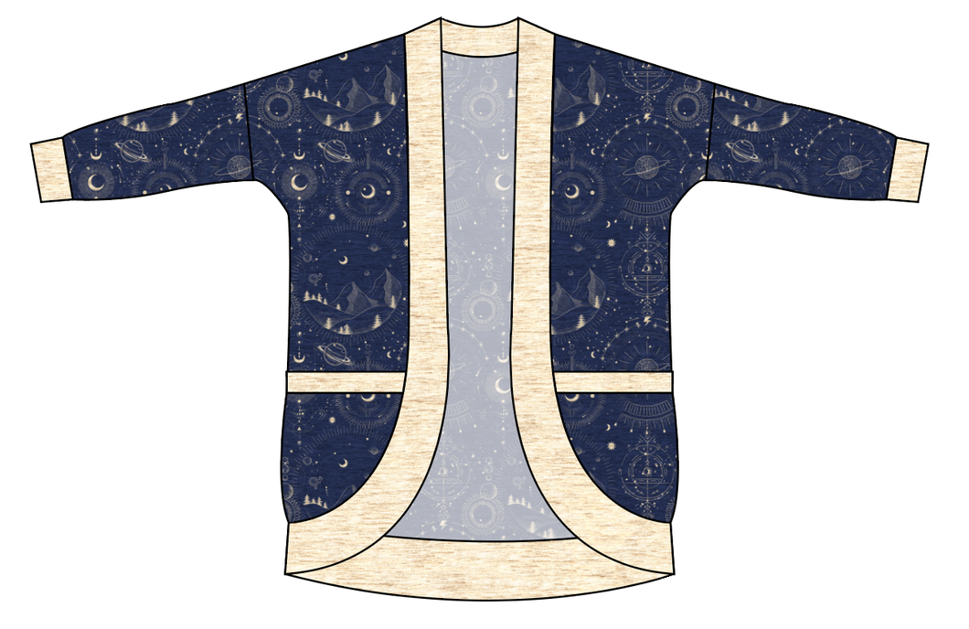 Space Explorer Ladies' Cocoon Cardigan
