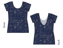 Load image into Gallery viewer, Space Explorer Ladies&#39; Low Back Ballerina Tee