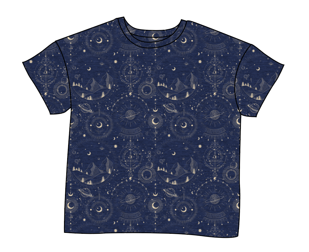 Space Explorer Ladies' Oversized Tee