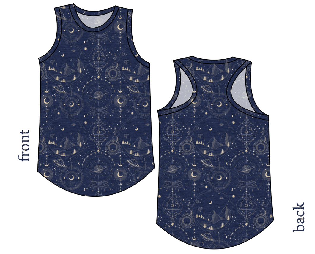 Space Explorer Ladies' Summer Tank