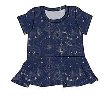 Load image into Gallery viewer, Space Explorer Peplum Top