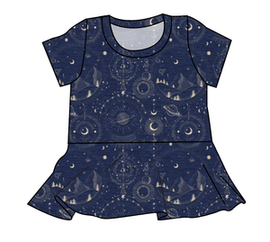 Space Explorer Peplum Top