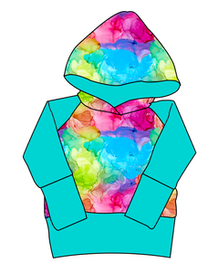 Rainbow Splash Grow With Me Hoodie (or Crewneck)