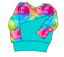 Load image into Gallery viewer, Rainbow Splash Grow With Me Hoodie (or Crewneck)