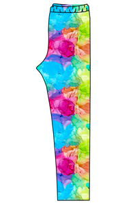 Rainbow Splash Ladies' Lounge Leggings