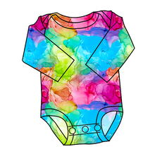 Load image into Gallery viewer, Rainbow Splash Lap Neck Bodysuit