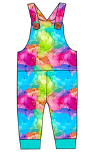 Load image into Gallery viewer, Rainbow Splash Overalls and Shortalls