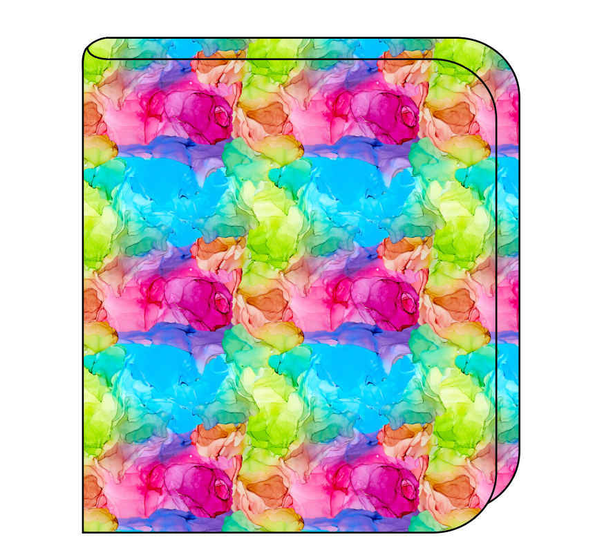 Rainbow Splash Swaddle Blanket