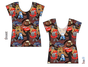Route 66 Ladies' Low Back Ballerina Tee