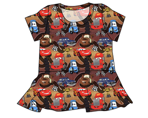 Route 66 Ladies' Peplum Top