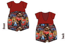 Load image into Gallery viewer, Route 66 Low Back Romper and Bubble Romper