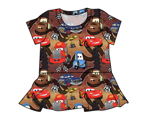 Route 66 Peplum Top
