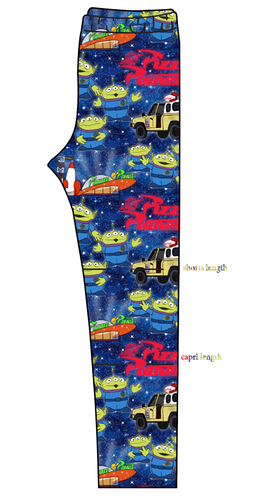 Pizza Planet Basic Leggings