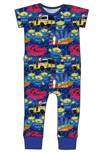 Pizza Planet Bennett Pants and Shorts Length T-Shirt Romper